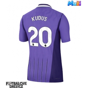 Tottenham Hotspur Mohammed Kudus #20 Alternativní Dres 2026-27 Krátký Rukáv